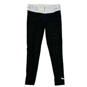 Victoria’s Secret Love Pink Classic Sparkle Aztec Vintage Yoga Pant Leggings